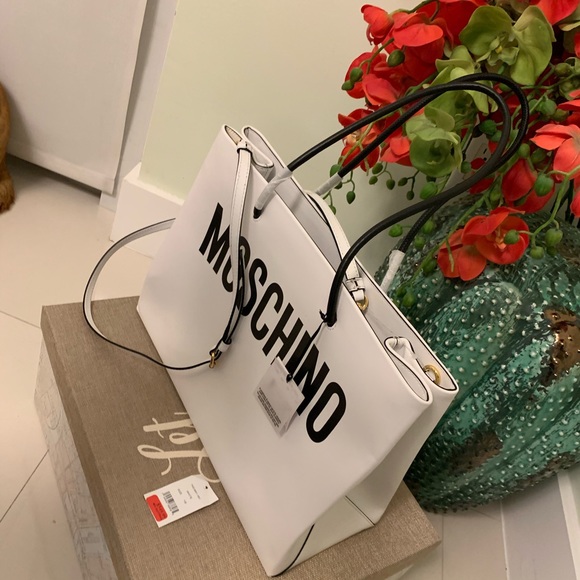 New Moschino bag white and black, large - Picture 5 of 10